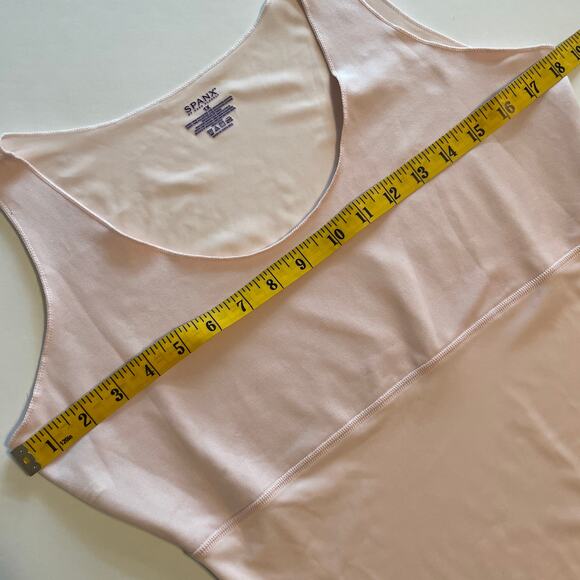 Spanx Thinstincts Tank Womens Size 1X Pale Pink Breathable Scoop Neck Soft Top - Picture 5 of 6